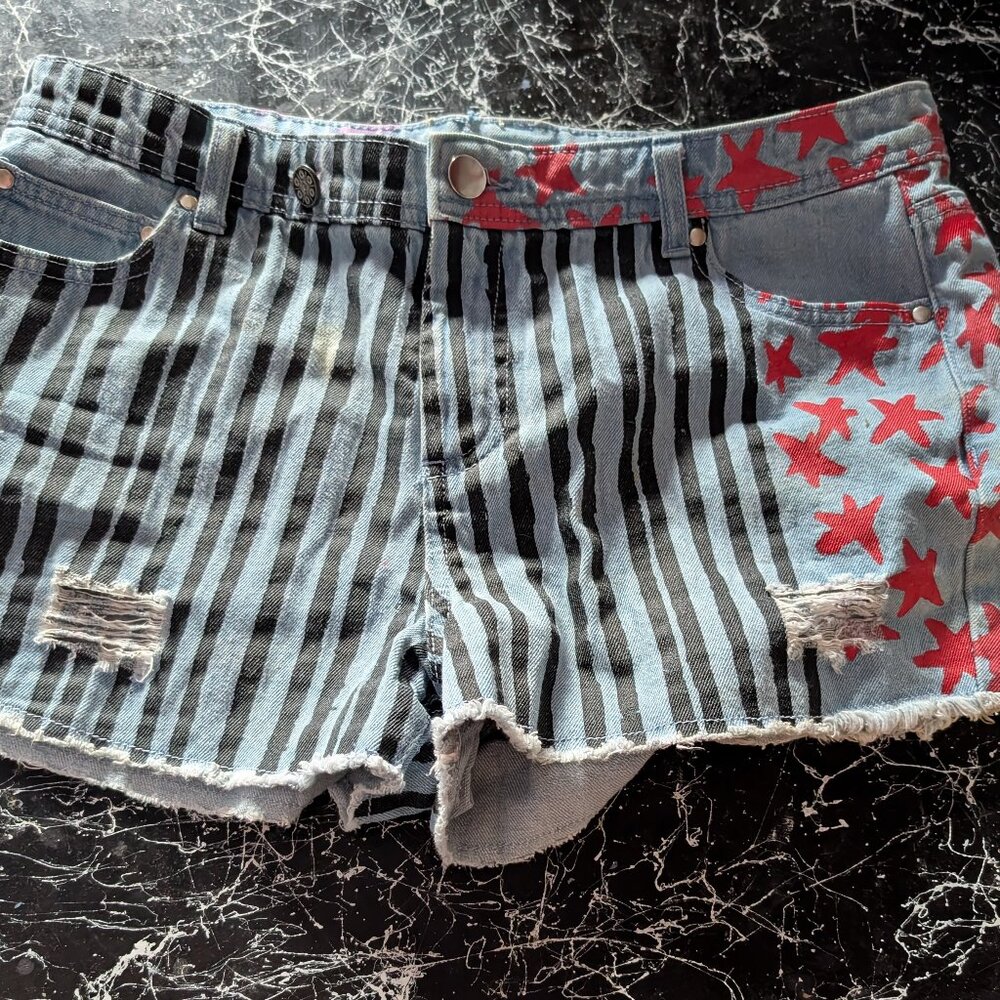 Harley Quinn Birds of Prey Costume Shorts